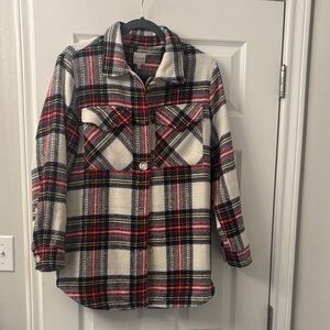 Ellison Plaid Blazer - Black, Red, White